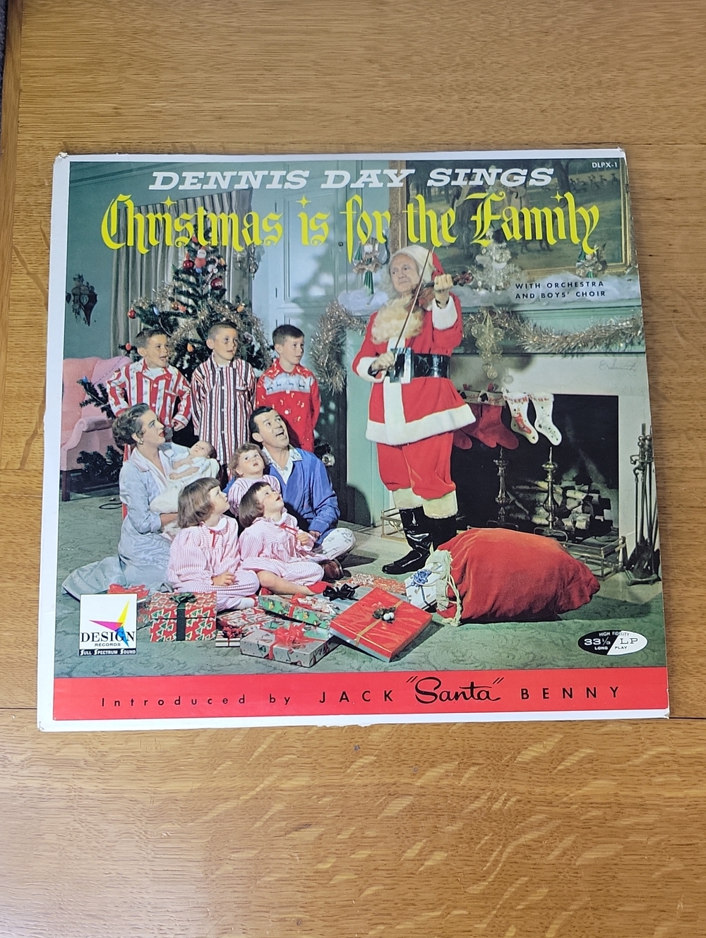 Christmas Is For The Family Dennis Say Sings Record Vinyl LP 33 1/3